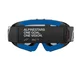Children’s Motocross Goggles Alpinestars Vision Mirror Youth - Corp černá, zrcadlové stříbrné plexi
