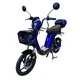 Electric Scooter W-TEC E-Greta II 12Ah 18" - Black - Blue