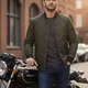 Motorcycle Jacket W-TEC Caravago - Green