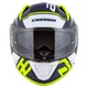 Motorcycle Helmet Cassida Aero Drome Blue/Fluo Yellow/Light Blue/White