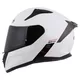 Motorcycle Helmet Cassida Aero Solid White/Black
