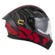 Motorcycle Helmet Cassida Orbit Multivers Matte Black/Red/Gray/Yellow