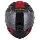 Motorcycle Helmet Cassida Orbit Multivers Matte Black/Red/Gray/Yellow