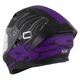 Motorcycle Helmet Cassida Orbit Multivers Matte Black/Purple/Gray/White
