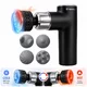 Massage Gun with Heated/Cooling Attachment inSPORTline ChillFrost • 1,800 mAh • 1,600–2,800 RPM • Up to 6 mm - Black - Black