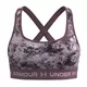Sports Bra Under Armour Crossback Mid Print - Ash Plum - Ash Plum