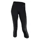Women's 3/4 functional pants Brubeck FIT - Black