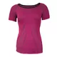 Lady's T-shirt Brubeck FIT short sleewe - Raspberry