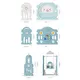 Plastic Playpen w/ Accessories inSPORTline Piglino 178 x 184 cm - Blue