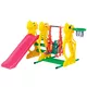 WORKER Hippo Children's Slide and Swing