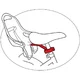 Doll Bicycle Seat Frozen II