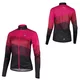 Women’s Long-Sleeve Cycling Jersey Etape Gaia - magenta/černá - magenta/černá