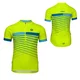Children’s Cycling Jersey Etape Lucky - růžová/limeta - žlutá fluo/modrá