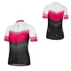 Women’s Short-Sleeve Cycling Jersey Etape Violet - růžová/černá - růžová/černá