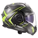 Flip-Up Motorcycle Helmet LS2 FF901 Advant X C Future II H-V Yellow P/J