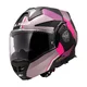 Flip-Up Motorcycle Helmet LS2 FF901 Advant X Ultra Gray Purple P/J