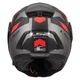 Flip-Up Motorcycle Helmet LS2 FF902 Scope II Duria Black Red