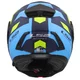 Flip-Up Motorcycle Helmet LS2 FF902 Scope II Duria Blue H-V Yellow