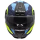 Flip-Up Motorcycle Helmet LS2 FF902 Scope II Duria Blue H-V Yellow
