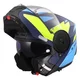 Flip-Up Motorcycle Helmet LS2 FF902 Scope II Duria Blue H-V Yellow