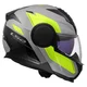 Flip-Up Motorcycle Helmet LS2 FF902 Scope II Duria Gray H-V Yellow
