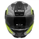 Flip-Up Motorcycle Helmet LS2 FF902 Scope II Duria Gray H-V Yellow