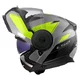 Flip-Up Motorcycle Helmet LS2 FF902 Scope II Duria Gray H-V Yellow