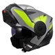 Flip-Up Motorcycle Helmet LS2 FF902 Scope II Duria Gray H-V Yellow