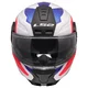 Flip-Up Motorcycle Helmet LS2 FF902 Scope II Duria White Blue Red