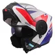 Flip-Up Motorcycle Helmet LS2 FF902 Scope II Duria White Blue Red