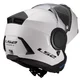 Flip-Up Motorcycle Helmet LS2 FF902 Scope II Solid Glossy White