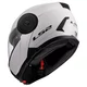 Flip-Up Motorcycle Helmet LS2 FF902 Scope II Solid Glossy White
