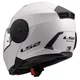 Flip-Up Motorcycle Helmet LS2 FF902 Scope II Solid Glossy White