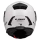 Flip-Up Motorcycle Helmet LS2 FF902 Scope II Solid Glossy White