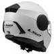 Flip-Up Motorcycle Helmet LS2 FF902 Scope II Solid Glossy White