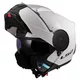 Flip-Up Motorcycle Helmet LS2 FF902 Scope II Solid Glossy White