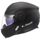 Flip-Up Motorcycle Helmet LS2 FF902 Scope II Solid Matte Black