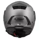 Flip-Up Motorcycle Helmet LS2 FF902 Scope II Solid Matte Titanium