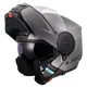 Flip-Up Motorcycle Helmet LS2 FF902 Scope II Solid Matte Titanium
