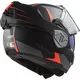 Flip-Up Motorcycle Helmet LS2 FF906 Advant Codex Matt Black Titanium P/J