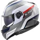 Flip-Up Motorcycle Helmet LS2 FF908 Strobe II MONZA White Blue Red