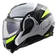 Flip-Up Motorcycle Helmet LS2 FF910 Advant II Triple Light Grey P/J