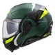 Flip-Up Motorcycle Helmet LS2 FF910 Advant II Triple Olive P/J