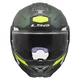 Flip-Up Motorcycle Helmet LS2 FF910 Advant II Triple Olive P/J