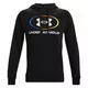 Men’s Hoodie Under Armour Rival Fleece Lockertag HD - Black