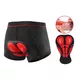 Gel Padded Cycling Shorts inSPORTline Sangelo - Black
