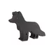 2D Fox-Shaped Archery Target YATE LDX 14 cm