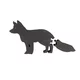 2D Fox-Shaped Archery Target YATE LDX 14 cm