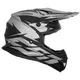 Motocross Helmet Cassida Cross Cup Two - Matte Grey/Black