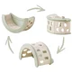 3-in-1 Children’s Climbing Structure & Swing inSPORTline Mingi